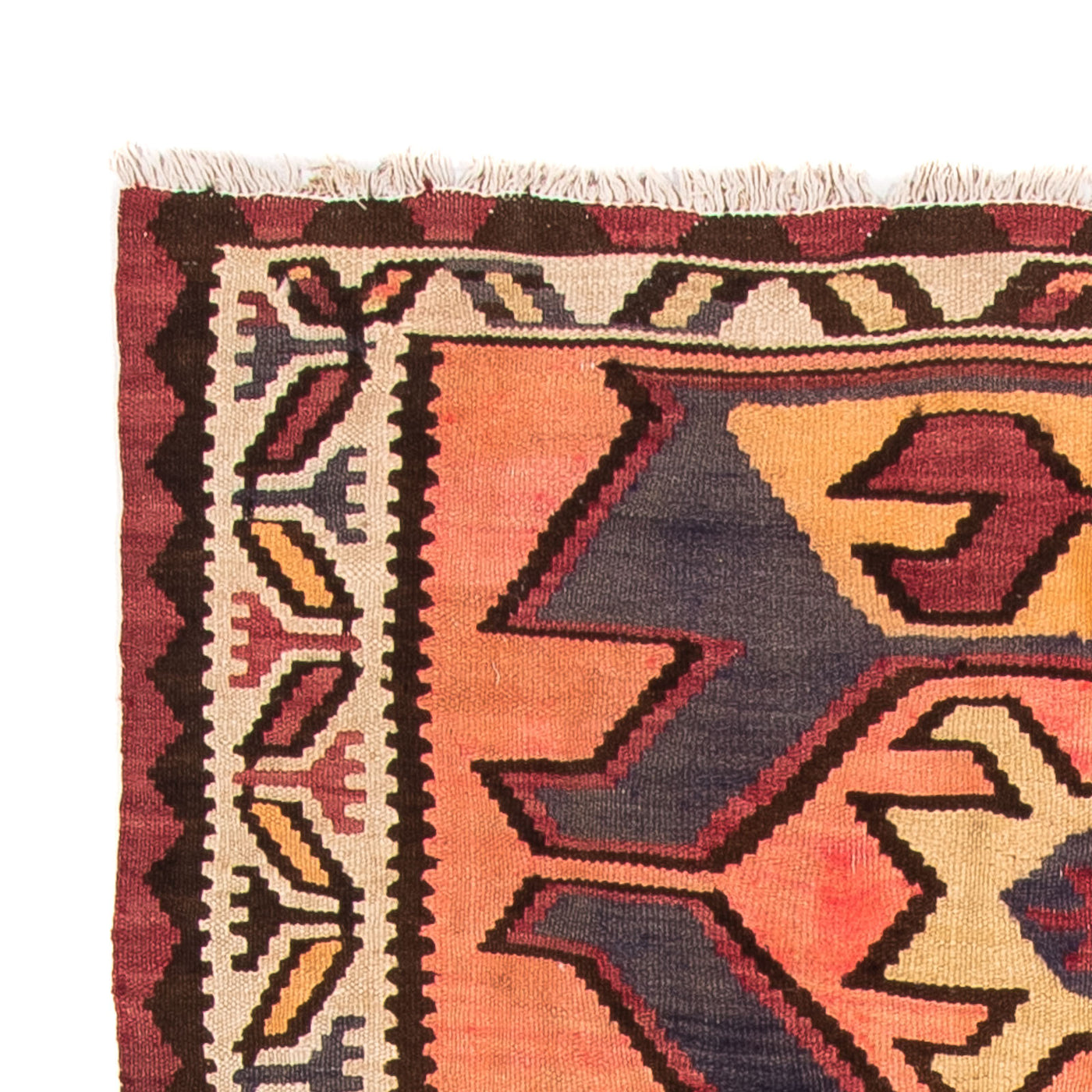 Kilim ancien Tapis 265x140cm