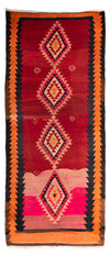 Kilim ancien Tapis 160x360cm - multicolore - Tapis de couloir / Multicolore / 160 x 360 cm Tapis de couloir