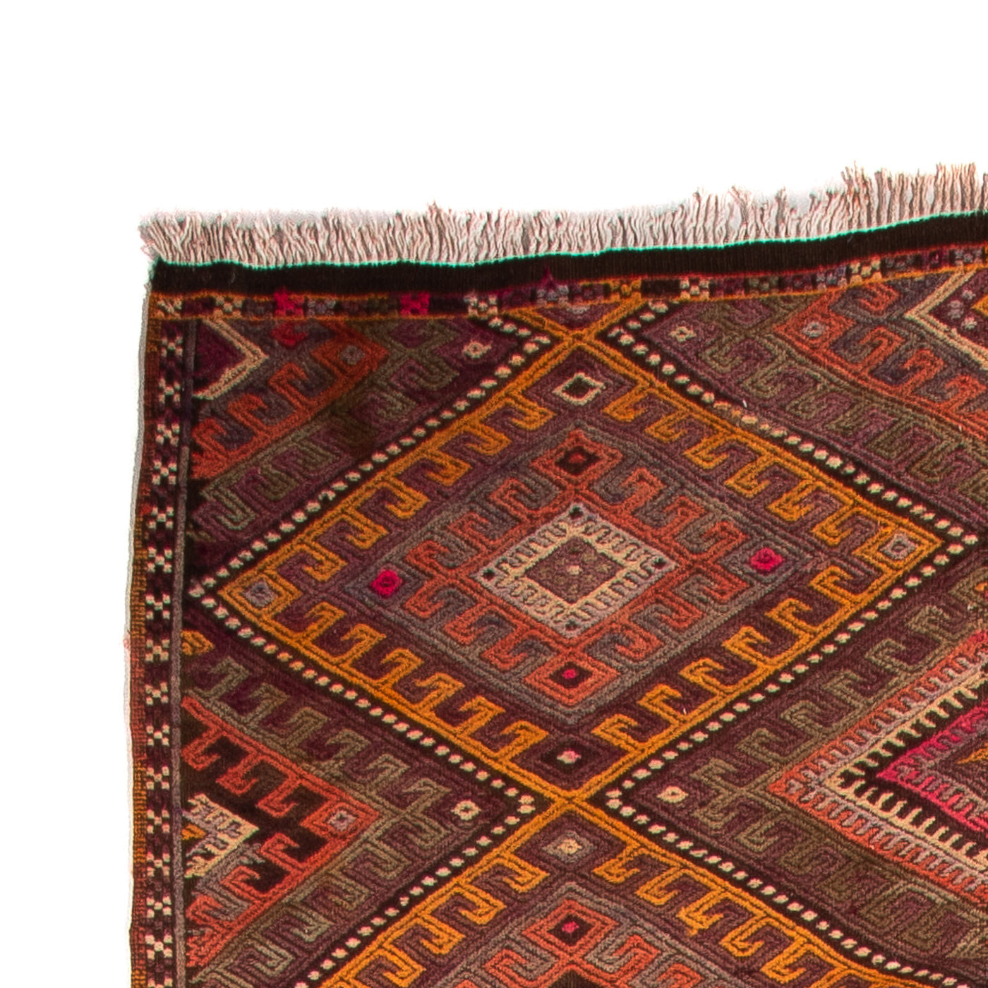 Kilim ancien Tapis 370x140cm