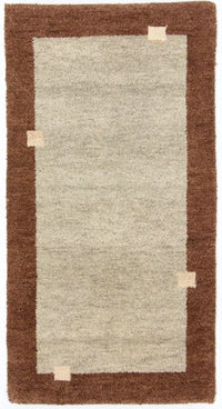 Tapis Gabbeh - Indus - 135 x 72 cm - beige