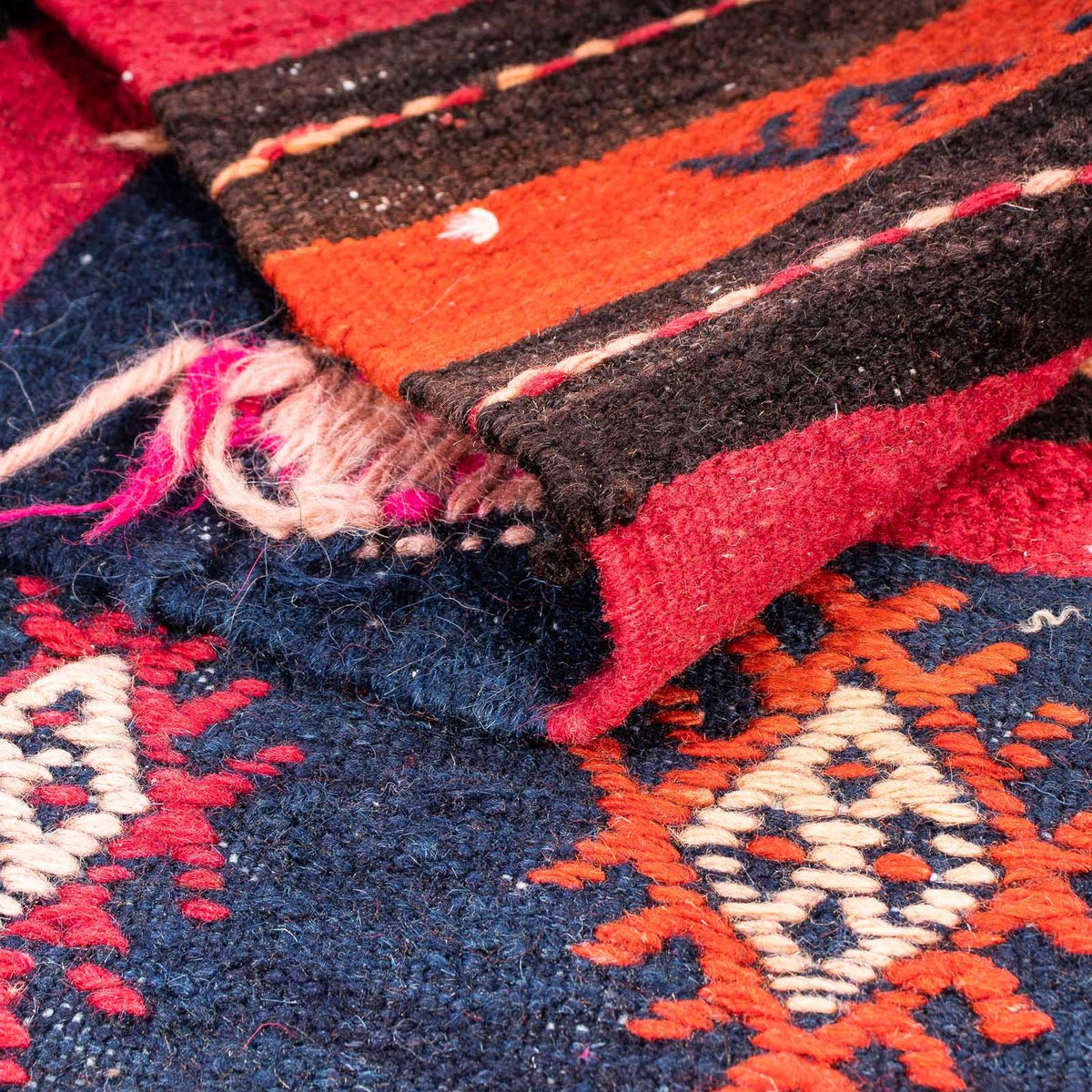 Kelim Teppich - Old 200 x 155 cm - mehrfarbig