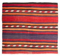 Tapis Kelim - Vieux - 165 x 150 cm - multicolore