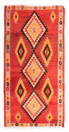 Kelim Teppich Old 142x283cm - Rechteckig / Mehrfarbig / 142 x 283 cm Rechteckig