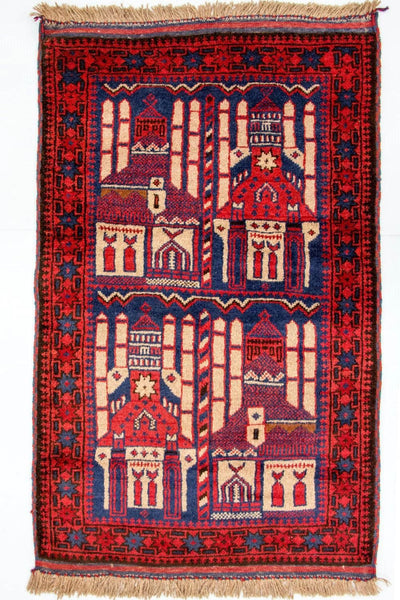 Belutsch Teppich 87x145cm - Orientteppich