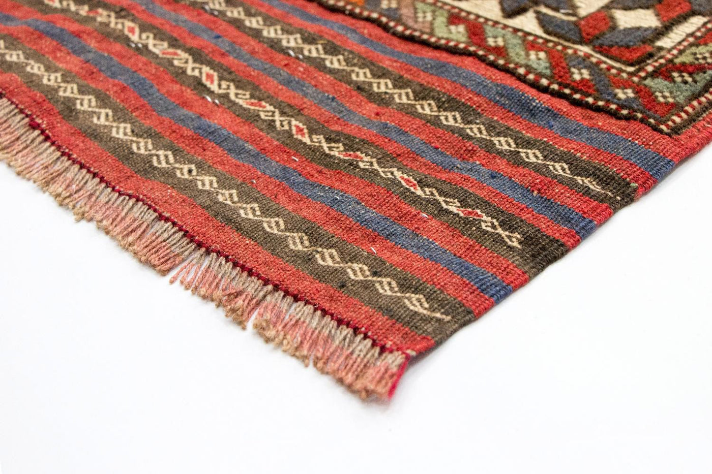 Kilim afgano Tappeto 370x82cm