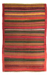 Kilim ancien 155x235cm - multicolore - Rectangle / Multicolore / 155 x 235 cm Rectangle