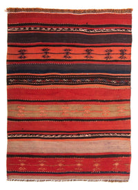 Tapis Kelim - Vieux - 120 x 85 cm - multicolore