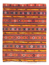 Kilim ancien Tapis 150x185cm - Rectangle / Multicolore / 150 x 185 cm Rectangle