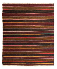Tapis Kelim - Vieux - 205 x 170 cm - multicolore