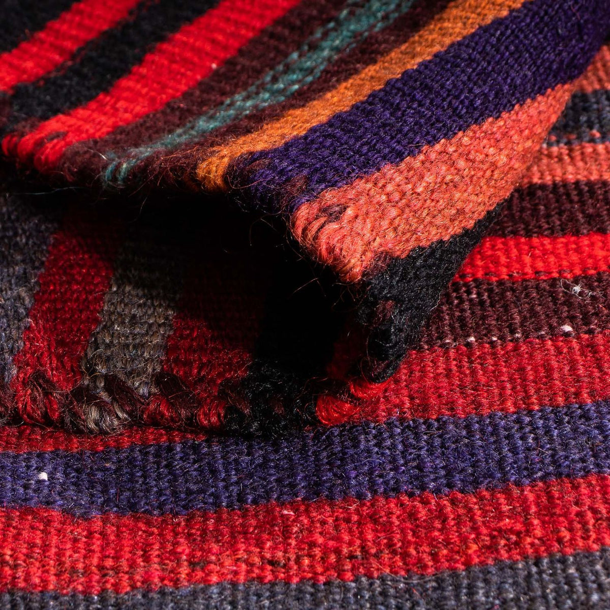 Kelim Teppich - Old 105 x 90 cm - mehrfarbig