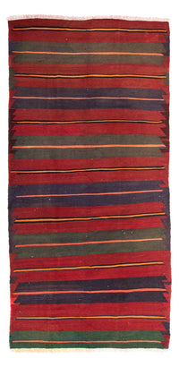 Tapis de couloir Tapis Kelim - Vieux - 325 x 135 cm - multicolore