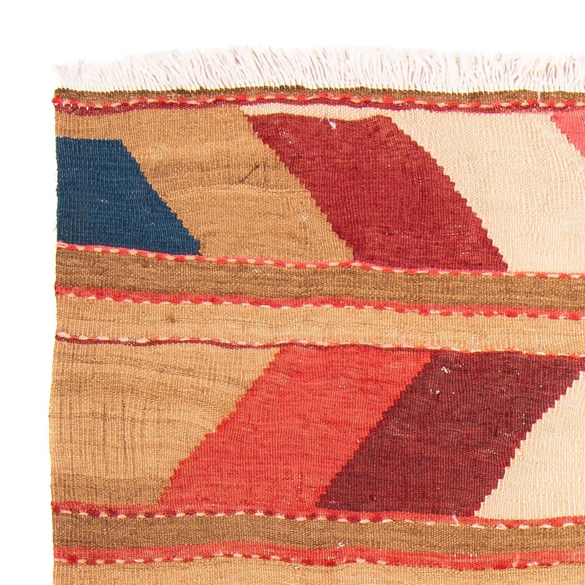 Kelim Teppich - Old 147 x 110 cm - mehrfarbig