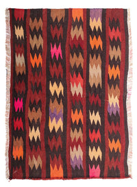 Tapis Kelim - Vieux - 110 x 70 cm - multicolore