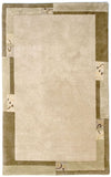 Nepal Teppich 121x191cm - Wollteppich - Rechteckig / Beige / 121 x 191 cm Rechteckig