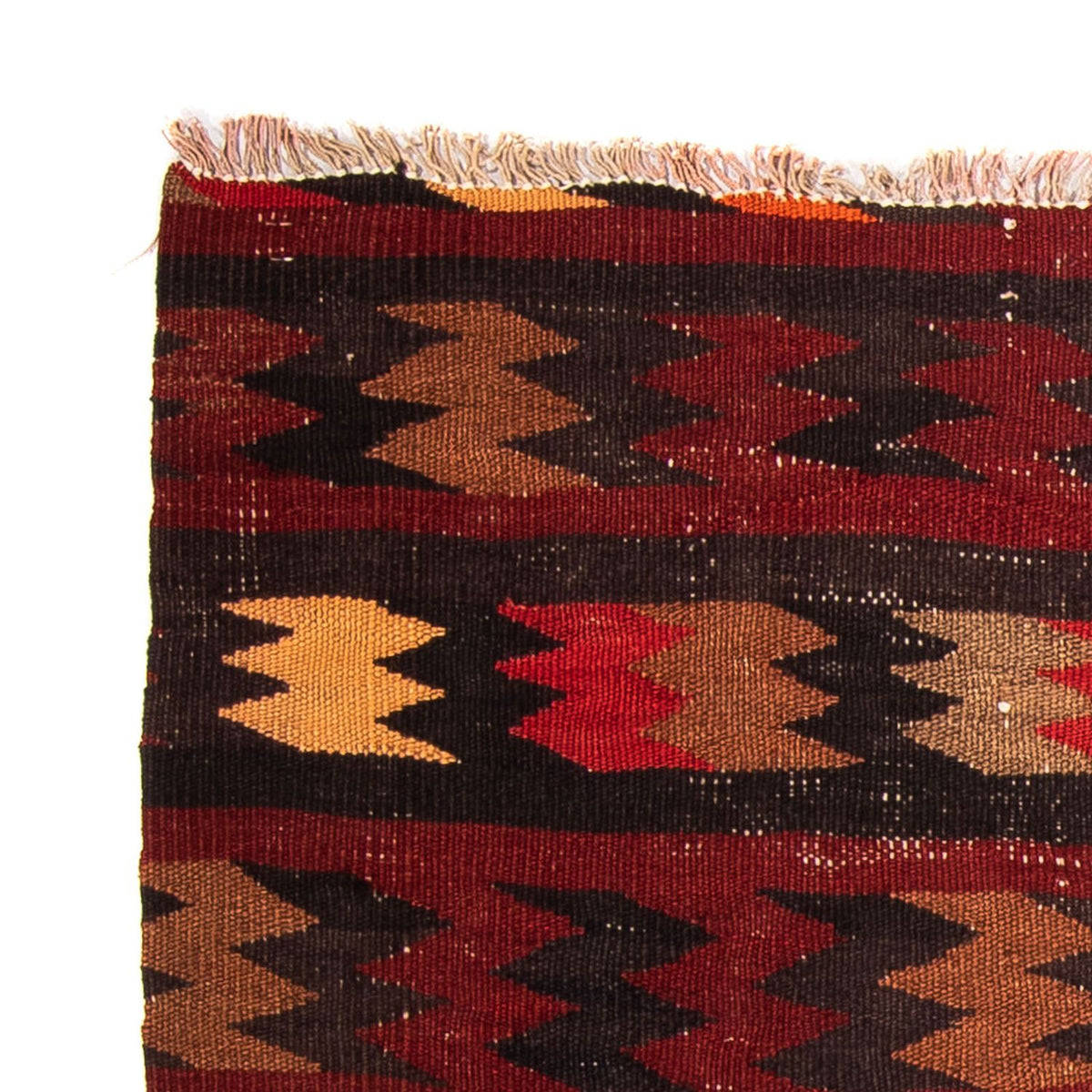 Kelim Teppich - Old 90 x 85 cm - mehrfarbig