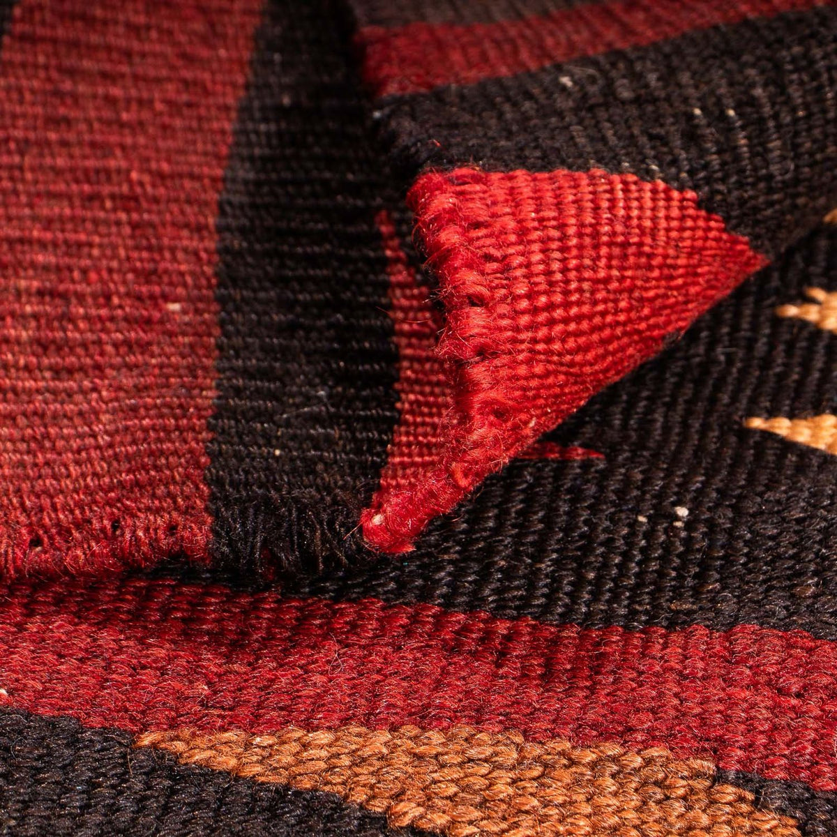 Kelim Teppich - Old 110 x 90 cm - mehrfarbig