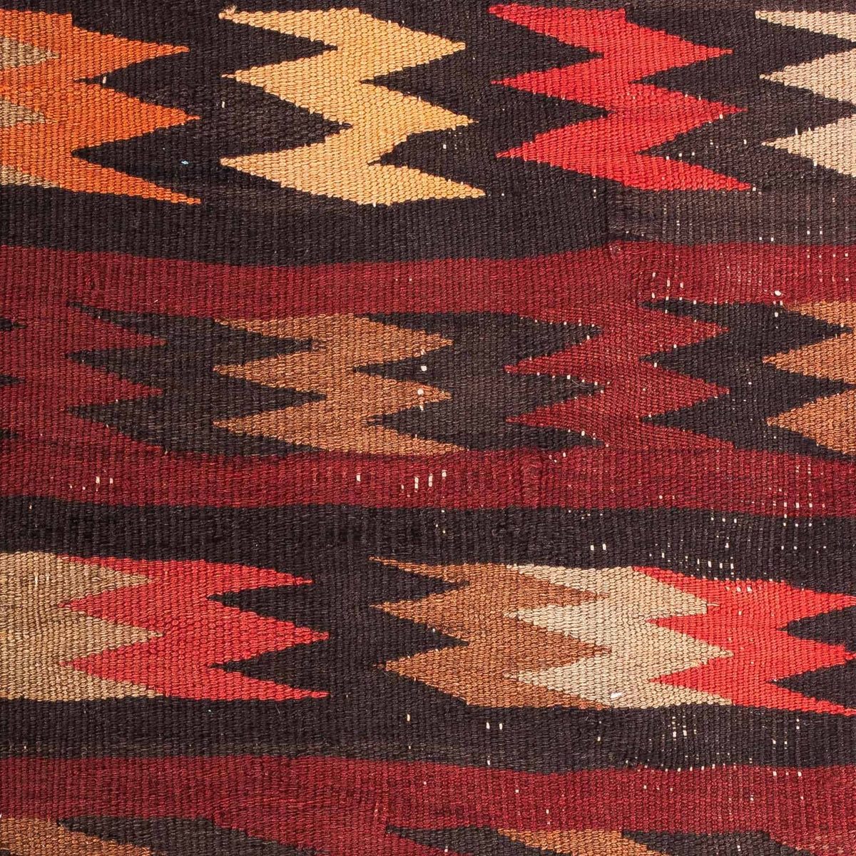 Kelim Teppich - Old 95 x 75 cm - mehrfarbig