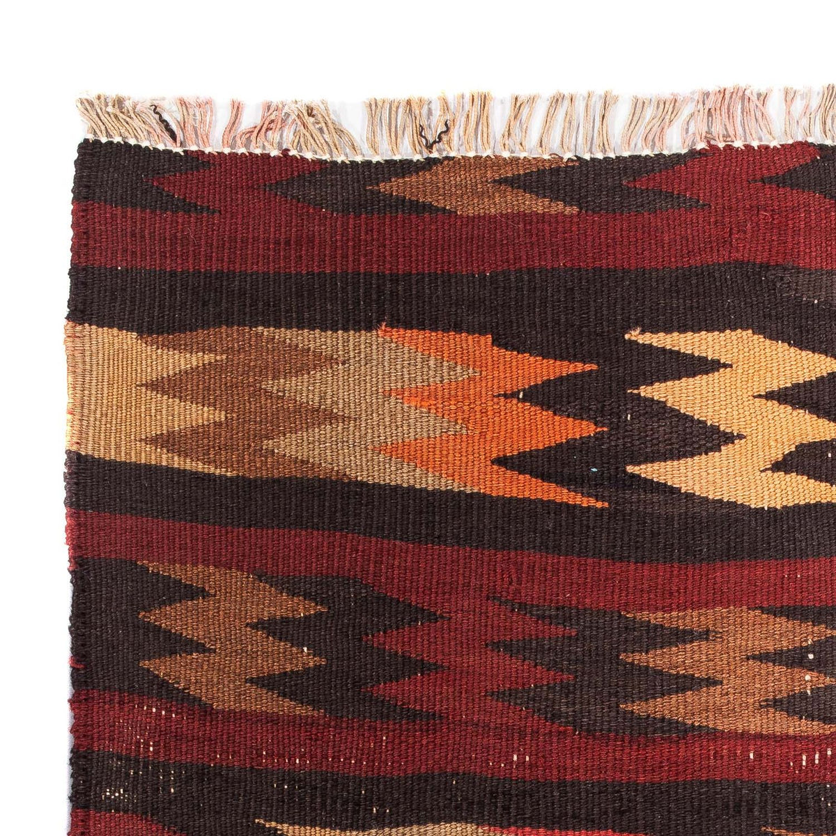 Kelim Teppich - Old 95 x 75 cm - mehrfarbig