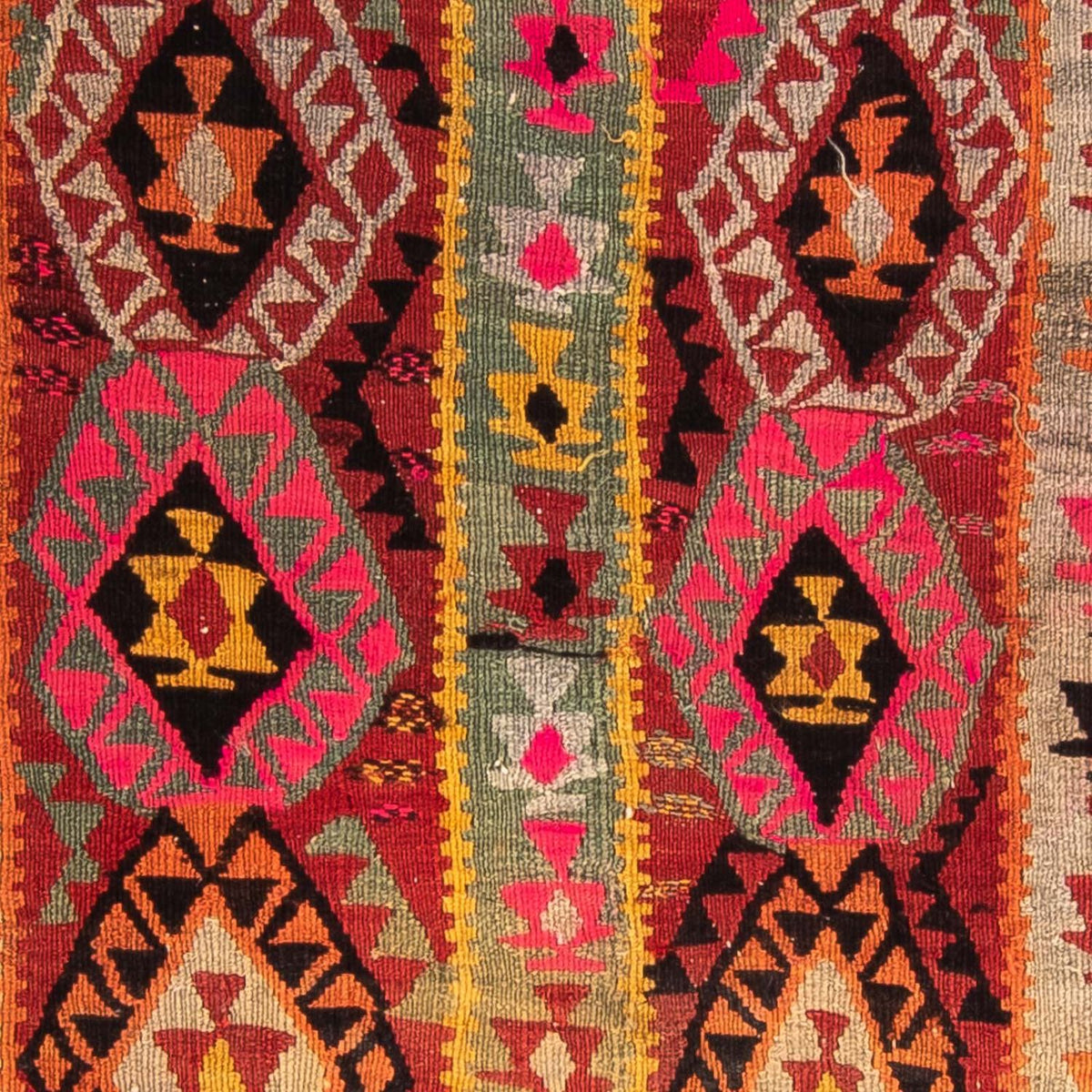 Kelim Teppich - Old 280 x 112 cm - mehrfarbig