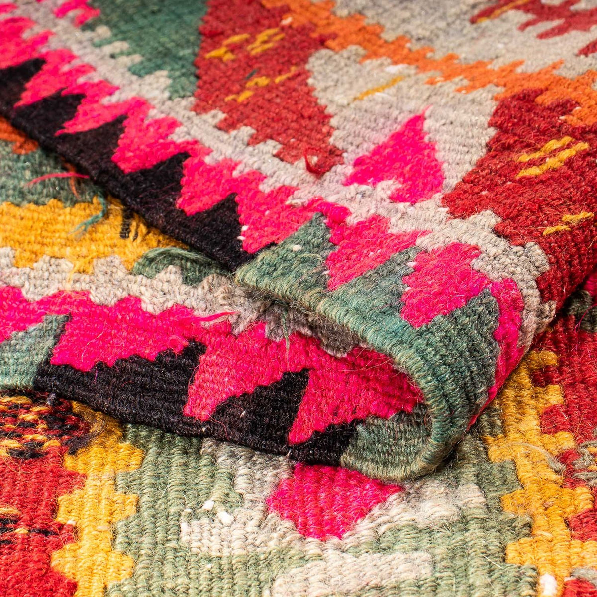 Kelim Teppich - Old 280 x 112 cm - mehrfarbig