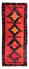 Kilim antico Tappeto 150x365cm - Passatoia / Multicolore / 150 x 365 cm Passatoia