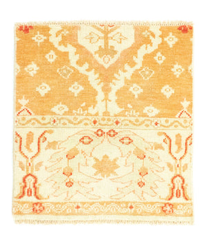 Wollteppich 65 x 62 cm Quadratischer Teppich