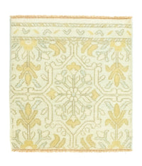 Tapis design carré  - 63 x 60 cm - beige