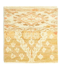 Tapis design carré  - 60 x 58 cm - beige