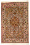 Tabriz - 50 Raj Tappeto 83x125cm - Tappeto persiano - Rettangolo / Marrone / 83 x 125 cm Rettangolo