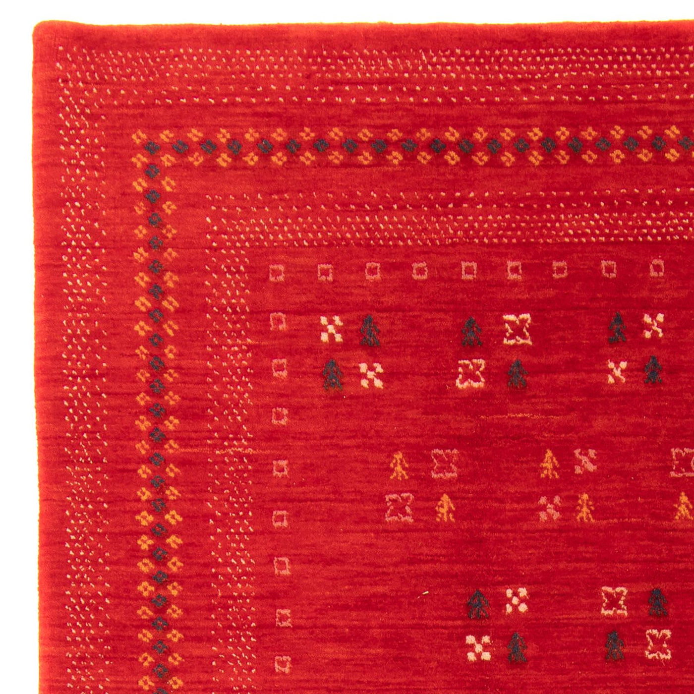 Gabbeh Teppich - Loribaft Softy 200 x 137 cm - mehrfarbig