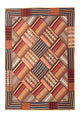 Patchwork Teppich 200 x 150 cm - mehrfarbig