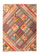 Patchwork Teppich 200 x 150 cm - mehrfarbig