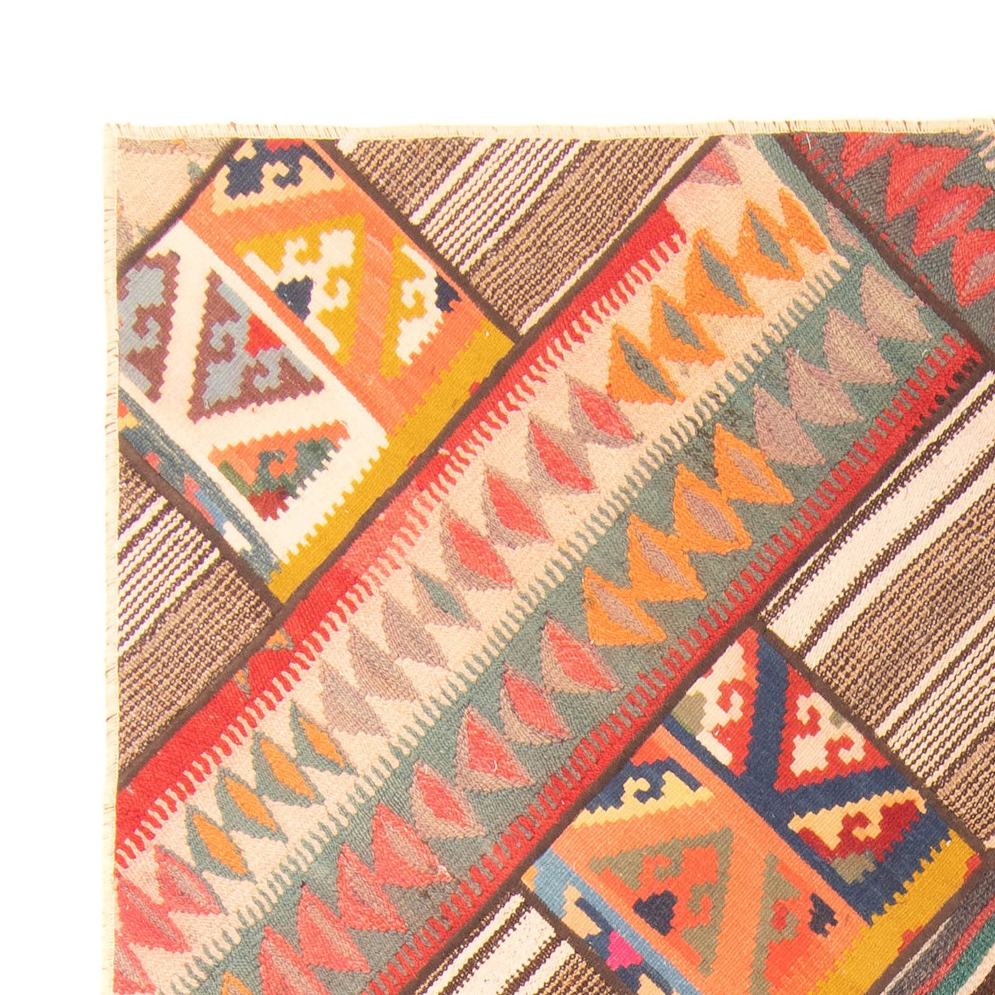 Patchwork Teppich 200 x 150 cm - mehrfarbig