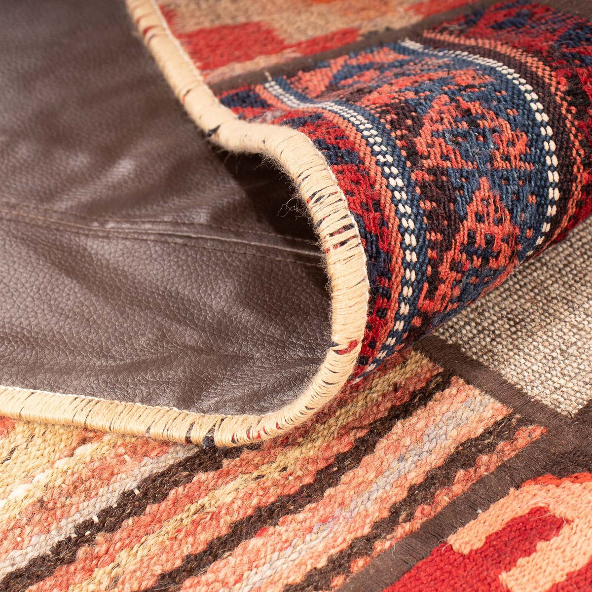 Patchwork Teppich 200 x 150 cm - mehrfarbig