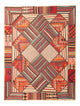 Patchwork Teppich 200 x 150 cm - mehrfarbig