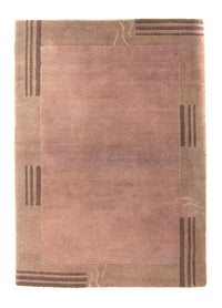 Tapis Népalais - 180 x 124 cm - chocolat clair
