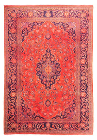 Tapis persan - Keshan - 277 x 170 cm - rouge clair