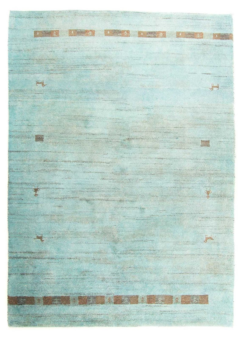 Gabbeh Teppich - Indus 237 x 170 cm - hellblau