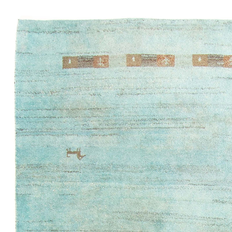 Gabbeh Teppich - Indus 237 x 170 cm - hellblau