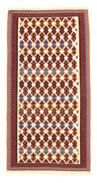 Tapis Kelim - Vieux - 221 x 114 cm - beige