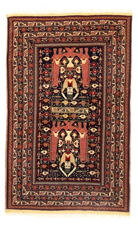 Tapis afghan - 196 x 122 cm - bleu