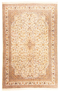 Tapis en soie - Soie du Cachemire - 270 x 186 cm - beige