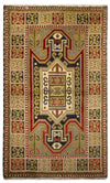 Tappeto orientale 93x153cm - verde chiaro - Rettangolo / Verde chiaro / 93 x 153 cm Rettangolo