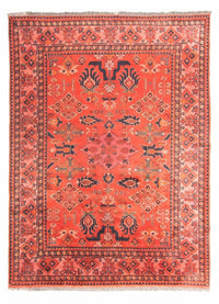 Tappeto afgano - Hatschlu - 280 x 200 cm - rosso chiaro