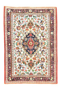 Tapis persan - Ghom - 145 x 102 cm - beige