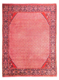 Tapis persan - Nomadic - 290 x 210 cm - rouge clair