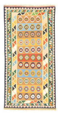 Tapis de couloir Tapis Kelim - Oriental - 256 x 128 cm - colorée