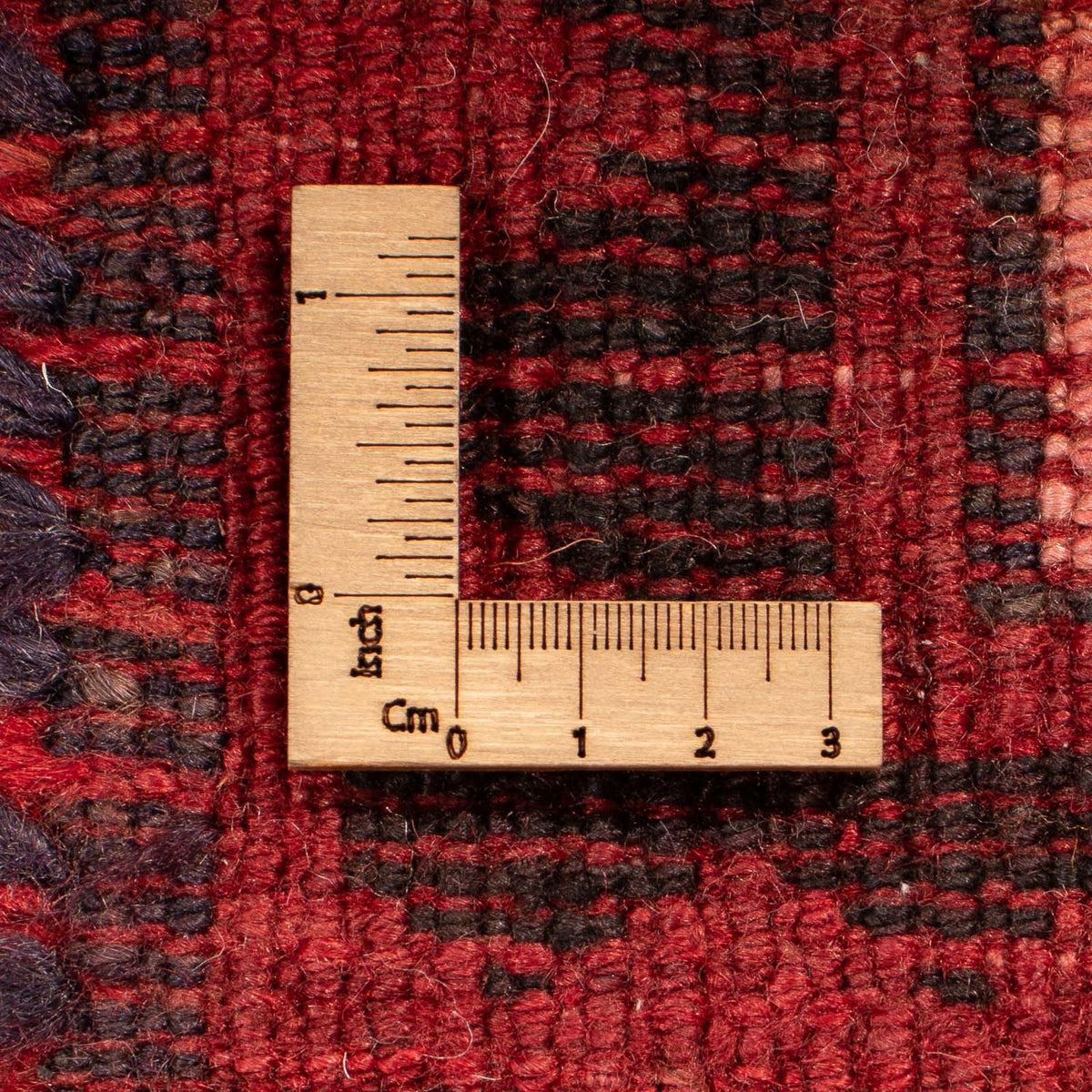 Orientteppich 242 x 174 cm - dunkelrot