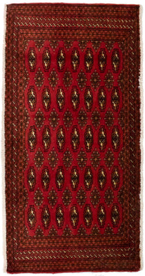 Turkaman Teppich 130 x 60 cm - rot