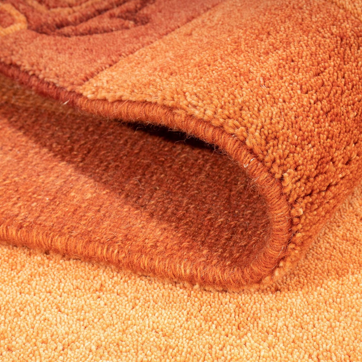 Nepal Teppich 180 x 117 cm - orange